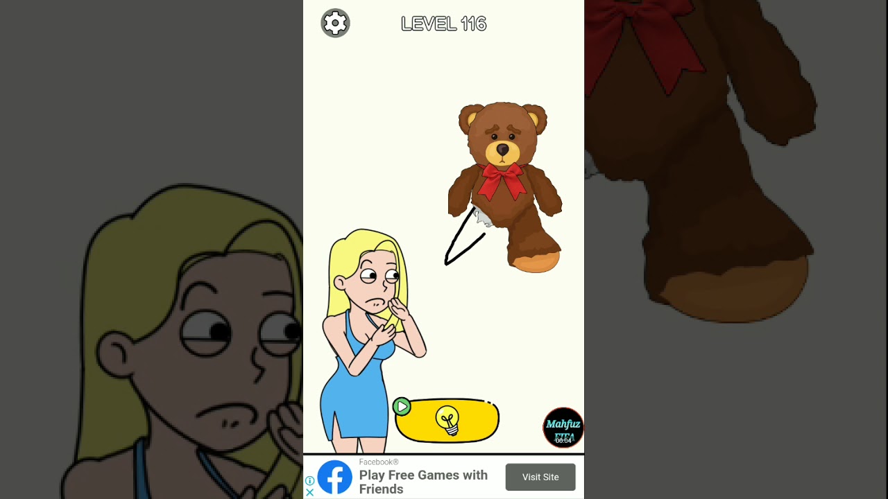 Draw happy story Level 116 🎮🎮 Draw Happy story: Drawing games - DOP love story || Mahfuz FIFA