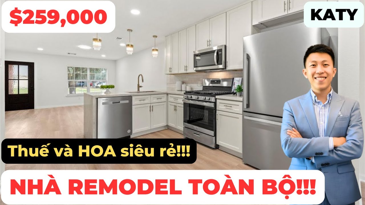 #260 KATY - CĂN NHÀ REMODEL QUÁ ĐẸP CÁCH KATY ASIAN TOWN 10 PHÚT!!!!