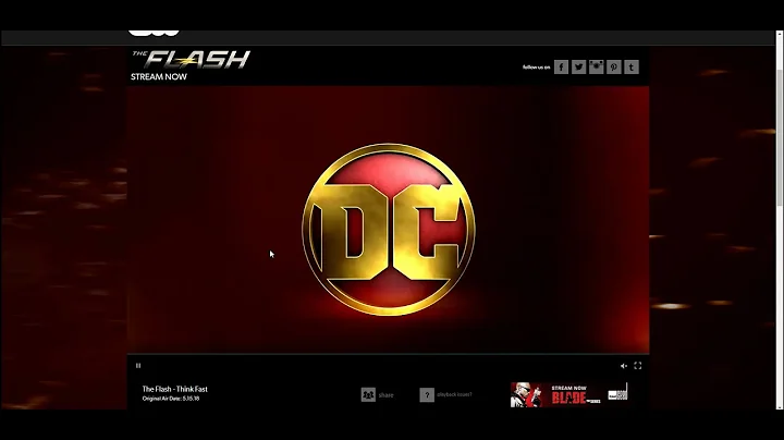 Watch the Flash on the CW website even from outside the US