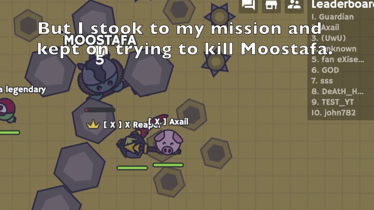 X Reaper - moomoo.io - Kill both bosses with fellow youtubers