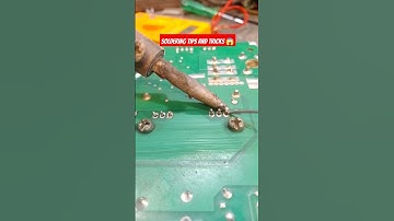 Soldering tips and tricks - Tip 11 Use the right quantity of solder #soldering #shortsfeed #video