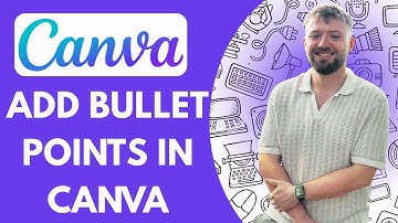 How to Add Bullet Points in Canva (Full 2025 Guide)