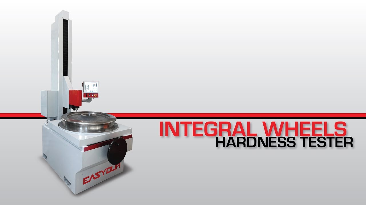 Hardness tests on train wheels Integral Wheels YouTube