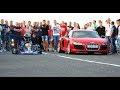 180 км/ч на карте! DRAG, kart kz-2 vs Audi R8 V10