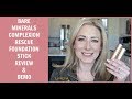 BareMinerals Complexion Rescue Foundation Stick Review and Demo | MsGoldgirl