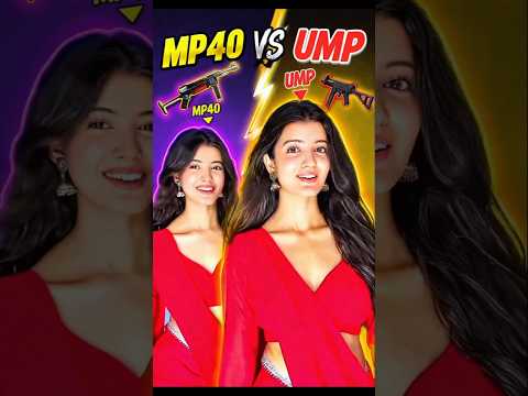 MP40 vs UMP 😱 Which SMG is Better? | Free Fire MAX #shorts #viralvideo #shortsfeed #shortvideo #fyp
