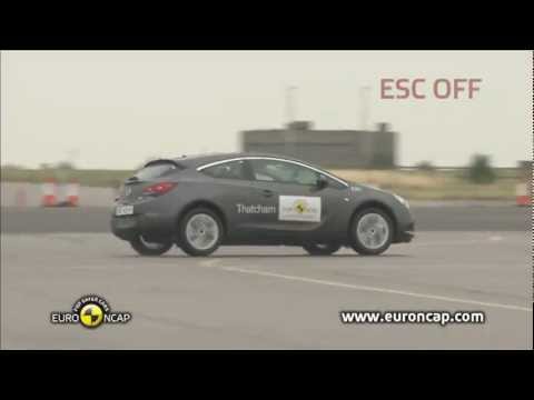 2012 Opel Astra GTC   ESC TEST