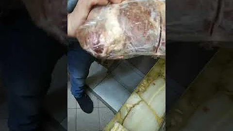 Como cortar a carne congelada?