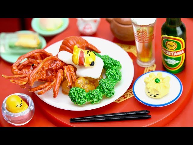 Gudetama Chinese Restaurant Rement Miniature Doll Furniture #7