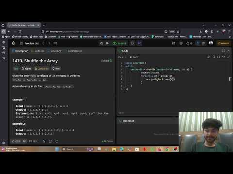 LeetCode 1470 | Shuffle the Array | C++ Solution