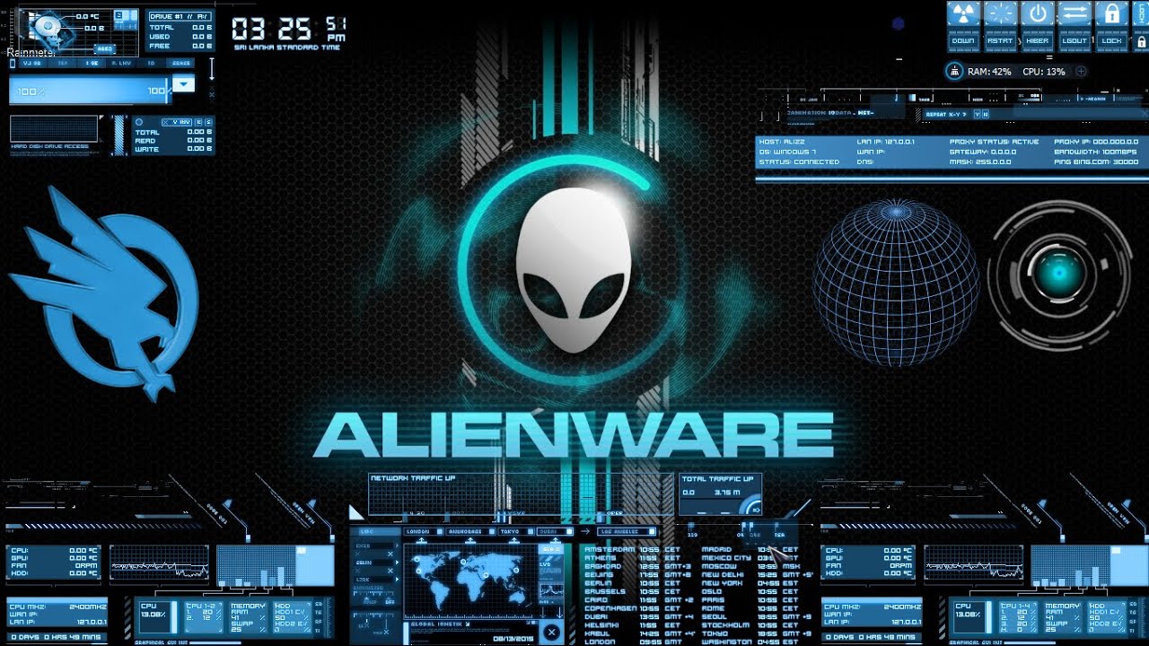 alienware rainmeter