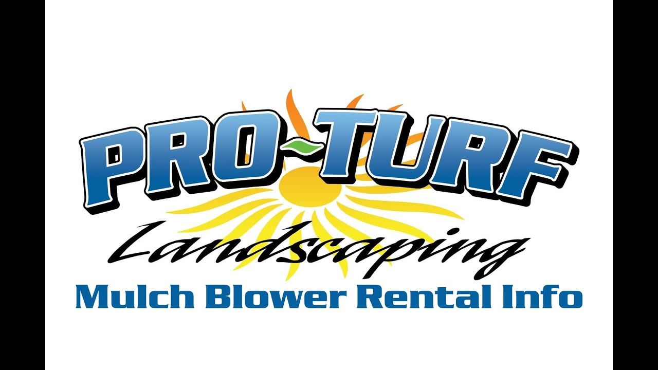 Bark Blower Rentals With ProTurf Landscaping YouTube