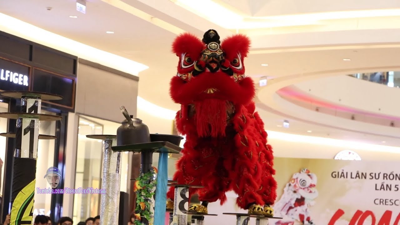 Múa Lân Hay Nhất 2019 - LSR Hùng Dũng Đường hạng nhất Giải Lân Sư Rồng Crescent Mall lần 5