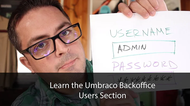 How to manage users in Umbraco