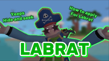 How to APPLY For LABRAT In YEEPS HIDE AND SEEK!!