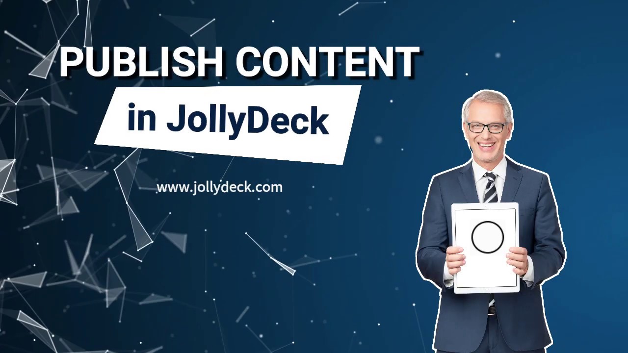 How to publish learning content in JollyDeck LMS