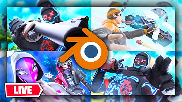 MAKING THUMBNAILS | Fortnite Blender Thumbnail Tips and Tricks