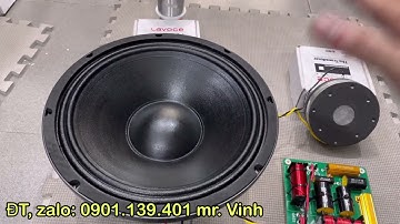 Test Bass Maxo Neo 30 Cao Cấp, Vào Thùng Sẽ Hay Hơn Nhiều Nhé.
