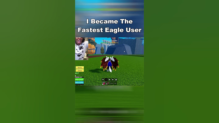I Became The FASTEST EAGLE.. Roblox Blox Fruits