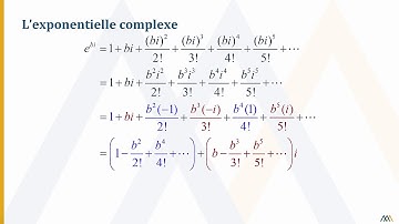 Formule d’Euler et forme exponentielle d’un nombre complexe