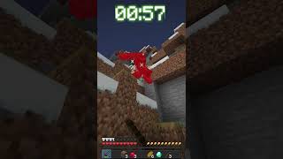 I can Get a Snow Golem in.......     #speedrun  #minecraft #minecraftshorts  #minigames