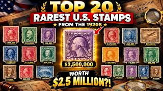 Top 20 Rarest U.S. Stamps From the 1920s — Some Could Be Worth Thousands! 💰