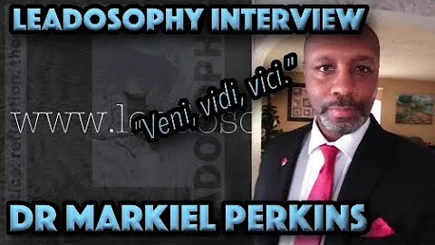 Leadosophy Interviews Dr. Markiel Perkins, Cardinal H.S. Principal in Middlefield, Ohio