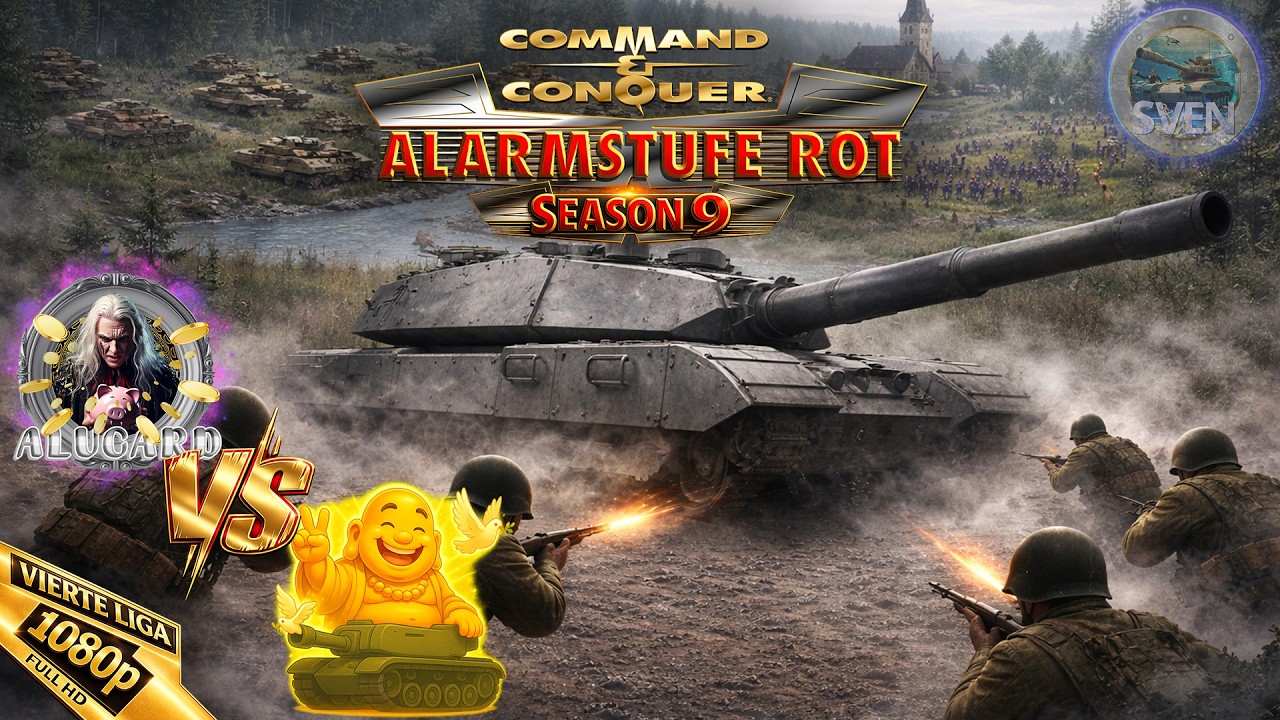 PANZERFLUSS | C&C Red Alert eSports Classic League 2026 | Alucard1982 vs Buddhathedrake