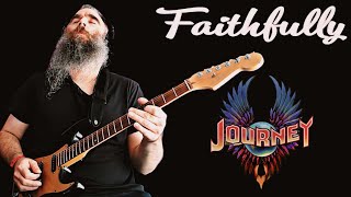 Journey - Faithfully - Instrumental Guitar Cover By Paul Hurley