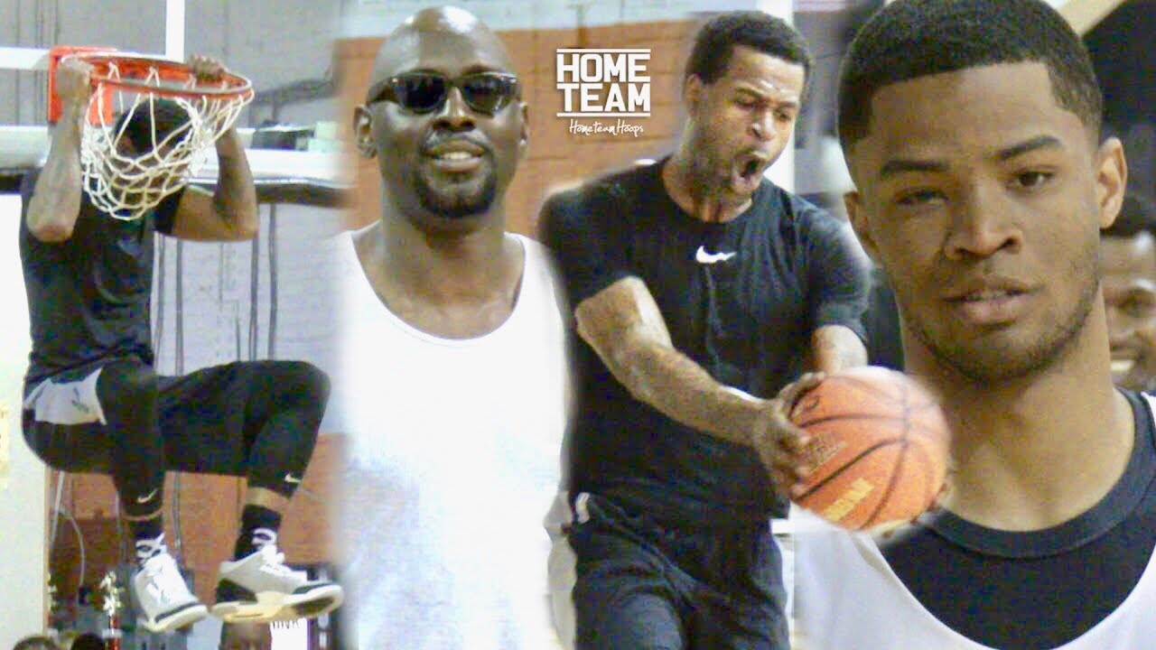 NBA Players Go At It Vs. All Americans at 2019 Iverson Classic