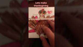How to make a thanksgiving card!