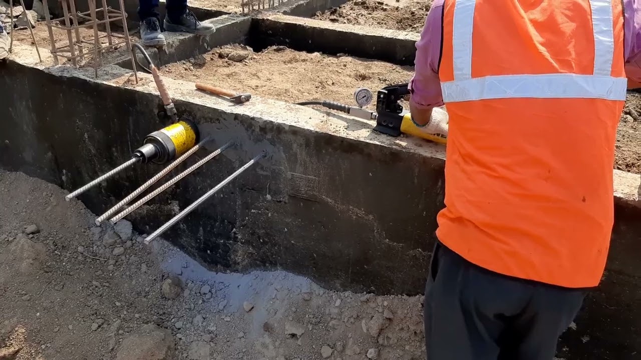 Rebar pull out test