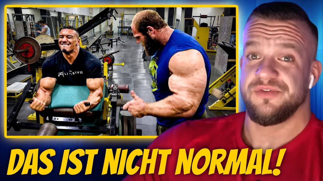Larry Wheels sieht neben Andrey Smaev aus wie ein Kind! Ist das nur Stoff? William Niewiara Live