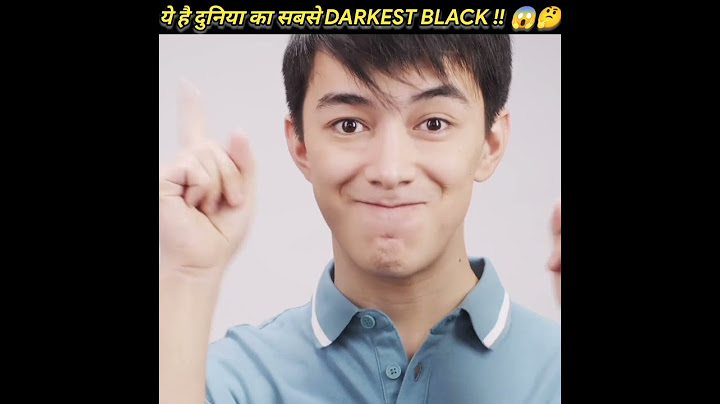 ये है दुनिया का सबसे Darkest Black !! 😱🤔 #short #youtubeshorts #science #shortvideo #knowledge