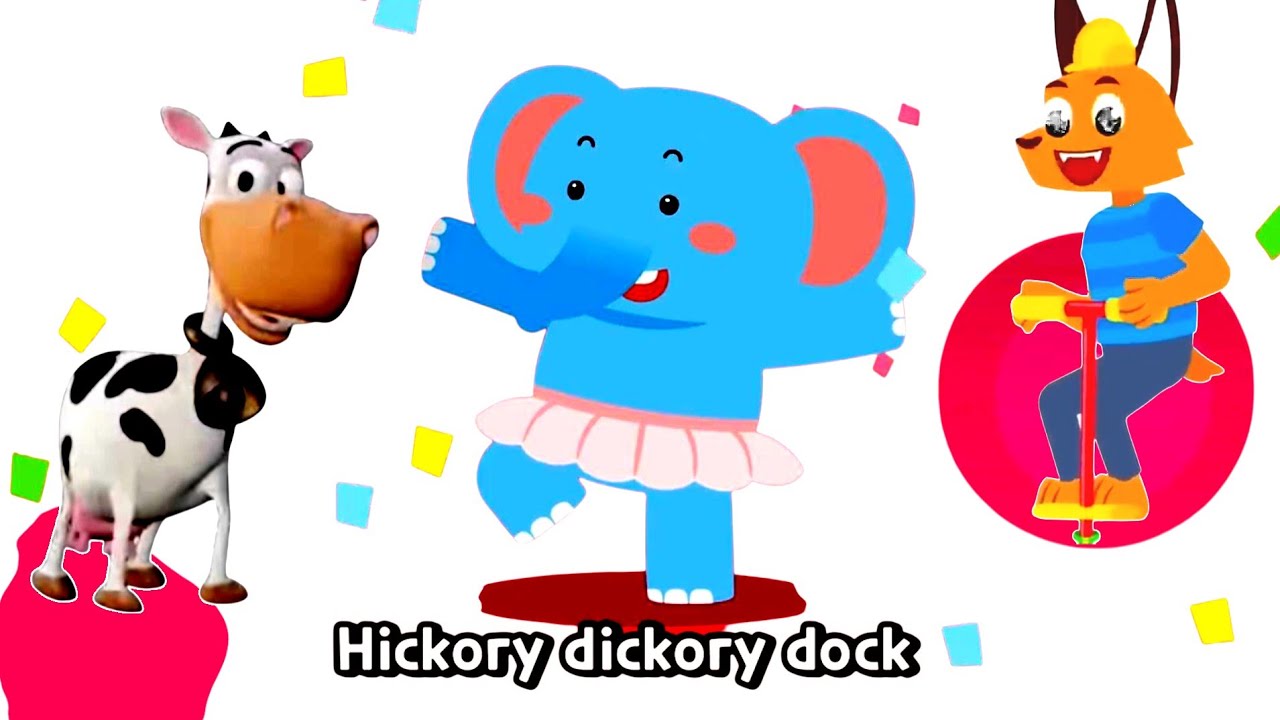 Hickory Dickory Dock || Funny Remix Version || Halftone Pop