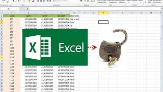 How to Unlock an excel sheet without password