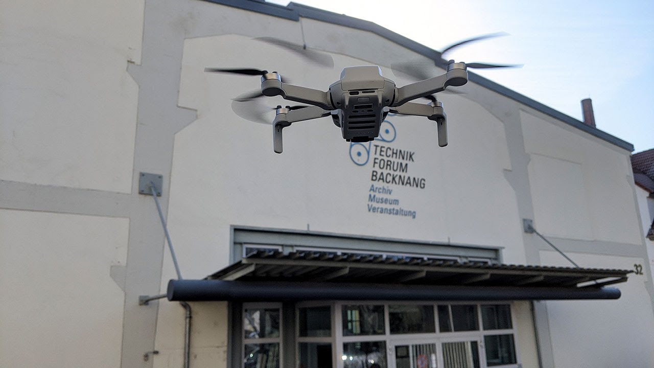 Mit der Drohne im Technikforum Backnang | DJI mini 2 indoor