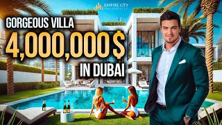 Touring A 4M Luxury Dream Villa Damac Hills Area Dubai 2025