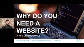 Part 2 Website Considerations: 2022 Digital Marketing Series for Entrepreneurs & Small Businesses