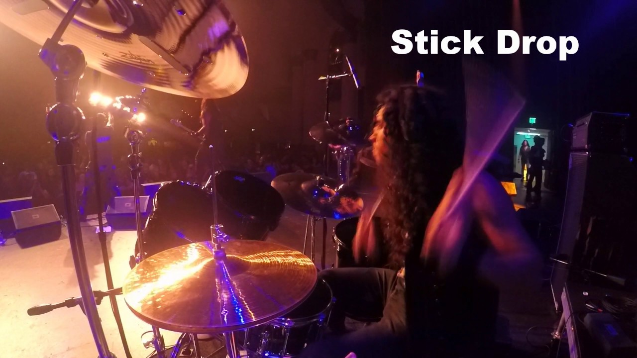 Somewhere Thru Time - Powerslave bloopers! (Adrian Aguilar drum cam)