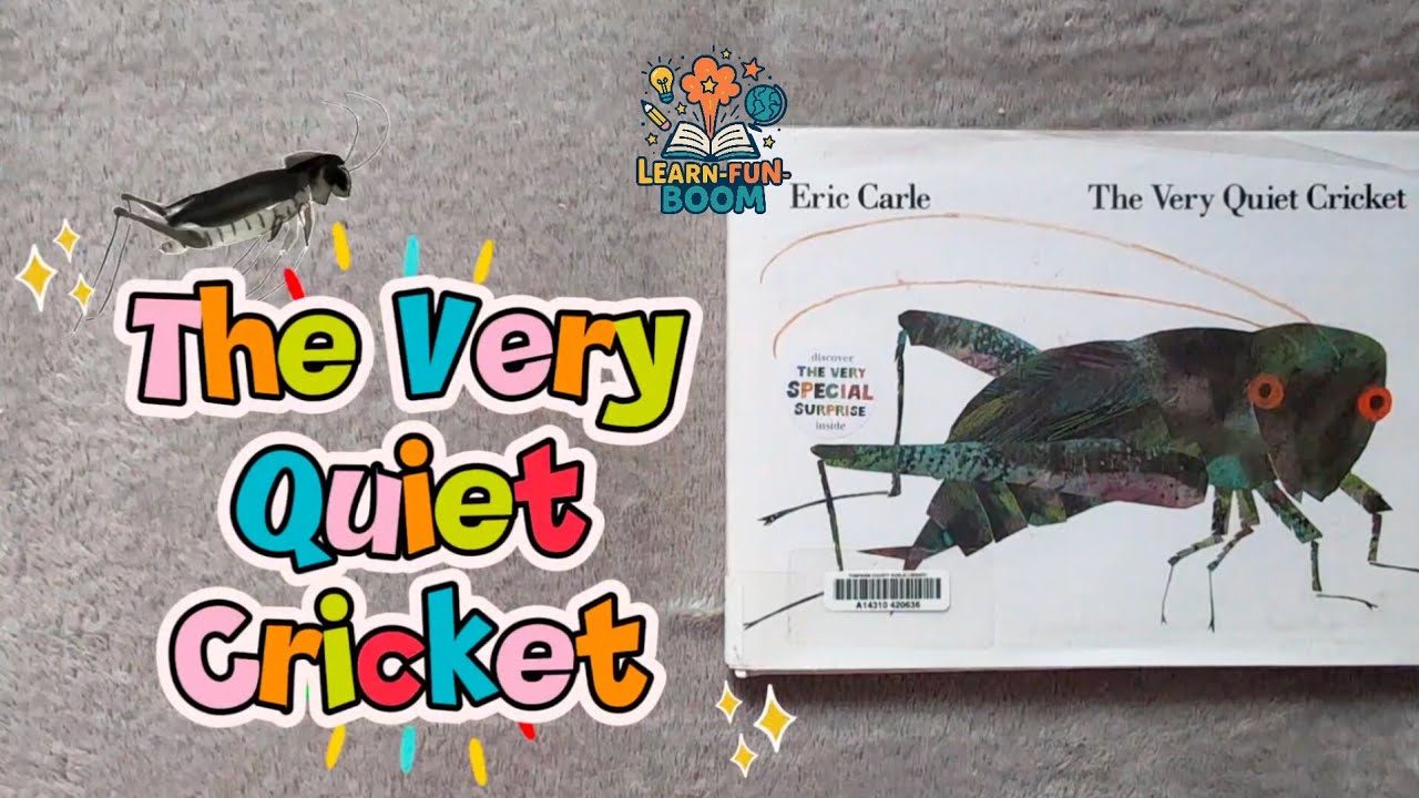 The very quiet cricket 🦗 by Eric Carle 🖊️Read aloud book - YouTube