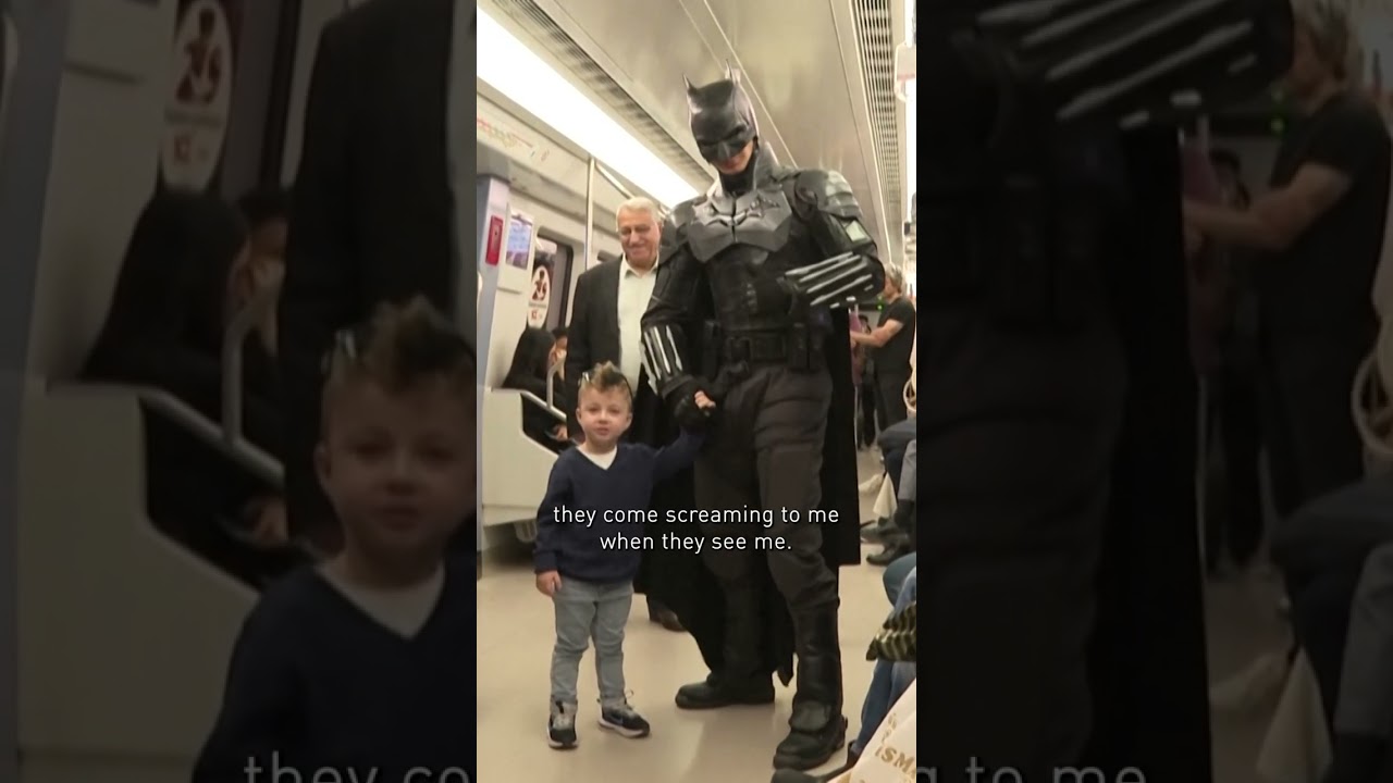 Turkish student takes Batman love to Ankara streets