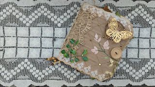 I'm back with a junk journal flip-through of Field Notes from a Secret Garden aka Blush and Beige!