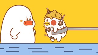 榴莲蛋糕小酥肉零食生产流水线Durian Cake, Snack Production Line丨丨Disgusting Cartoon