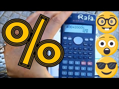 Video: Cómo Sumar Porcentajes A Un Número En Una Calculadora