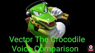 Vector The Crocodile Voice Comparison Reaction
