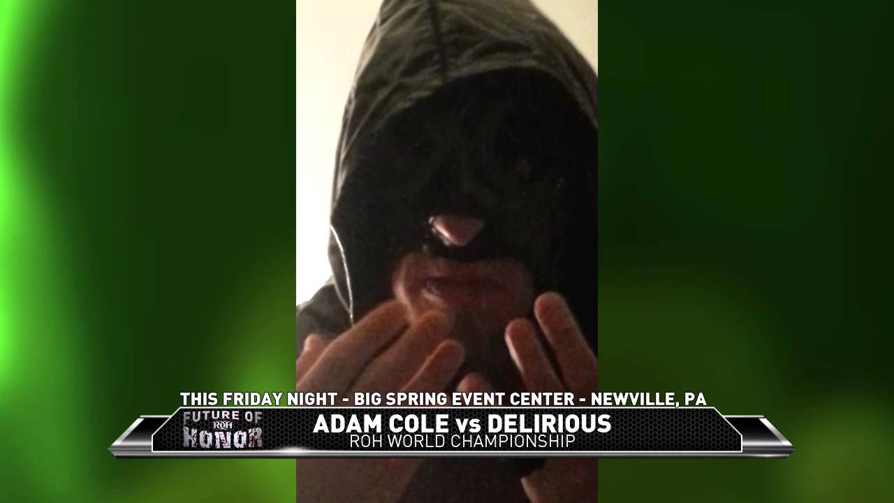 DELIRIOUS CHALLENGES FOR THE ROH WORLD TITLE THIS FRI NIGHT YouTube