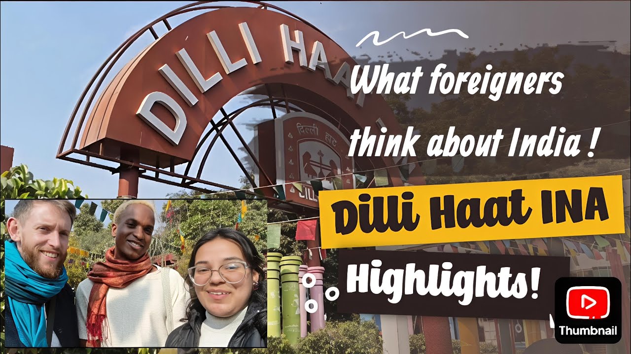 Dilli Haat INA Vlog | What foreigners think about India | Tickets | Stalls 