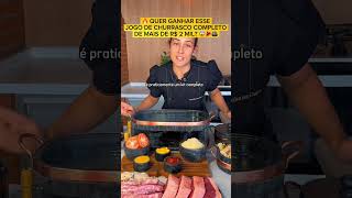 🔥 QUER GANHAR UM JOGO DE CHURRASCO COMPLETÃO DE + R$2 MIL? 😱🥩