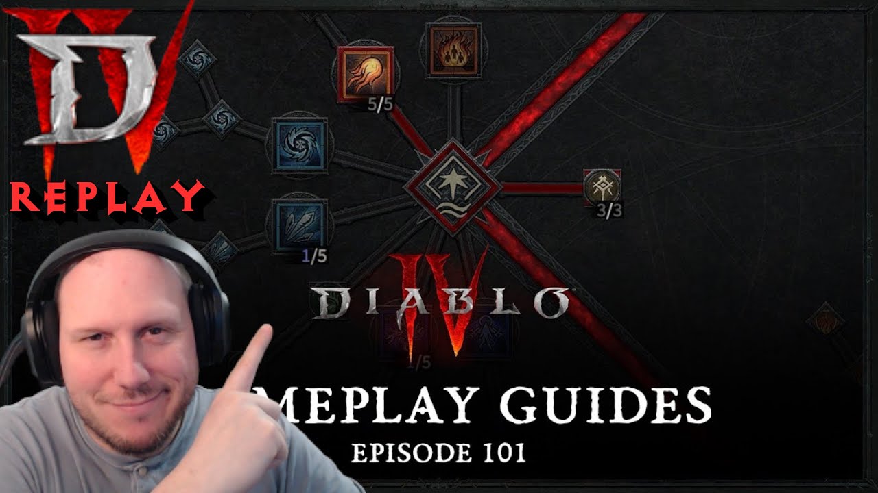 DIABLO 4 GUIDE ET GAMEPLAY CONSEILS POUR MONTER SON PERSO Diablo feat wudijo TELIMO REPLAY